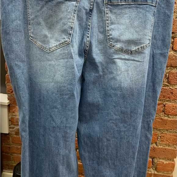 Eloquii Denim - Eloquii elements women plus size wide leg crop jeans